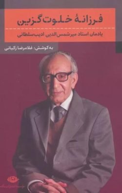 فرزانه خلوت گزین جلد کتاب فرزانه خلوت گزین